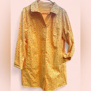 Polka dot duster jacket